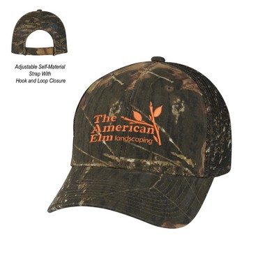 Mossy Oak® Hunter's Retreat Mesh Back Camouflage Cap