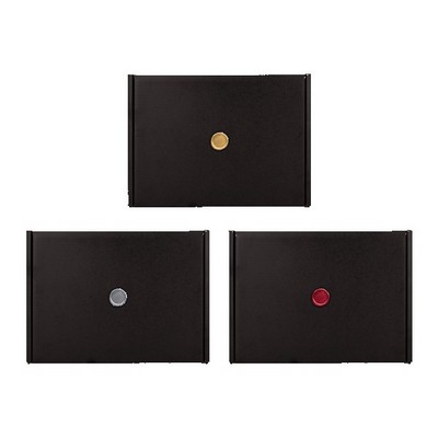 Black Gift Box with Wax Stamp Decoration